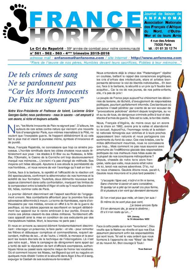 France Horizon 4e trimestre 2015 2016